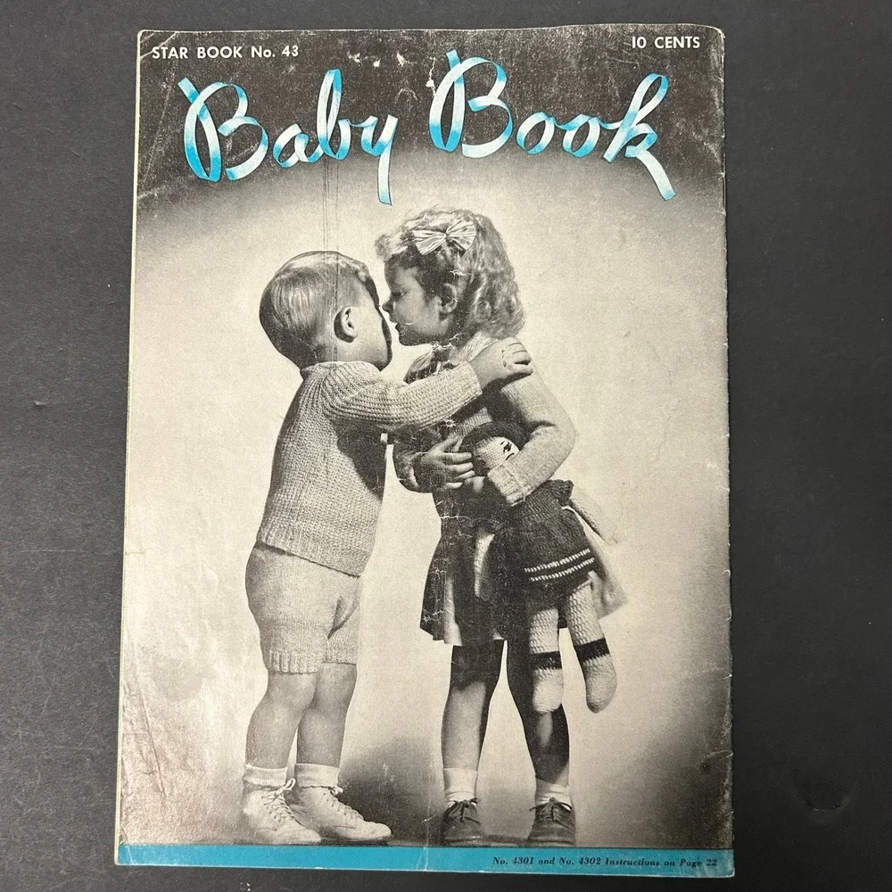 Vintage Knitting‎ Crochet Pattern Booklets Lot Mary Maxim Star Baby Book Good